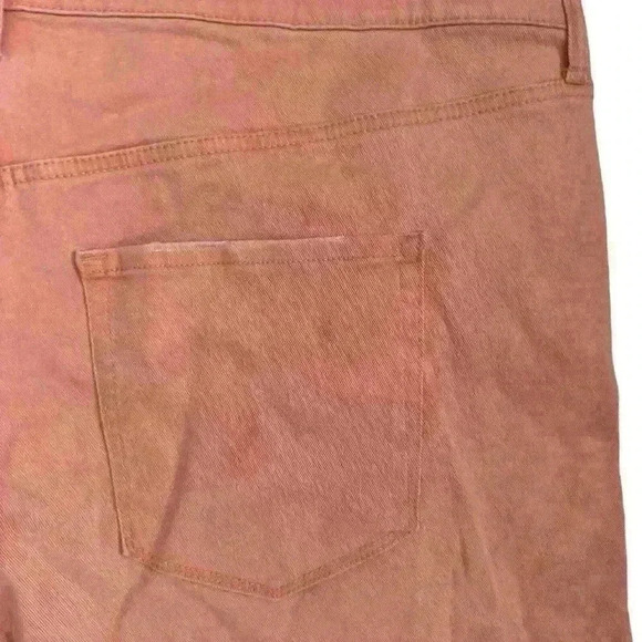 JESSICA SIMPSON Button Fly Infinite High Waist Short Plus Size 24W coral NWT - Picture 7 of 10